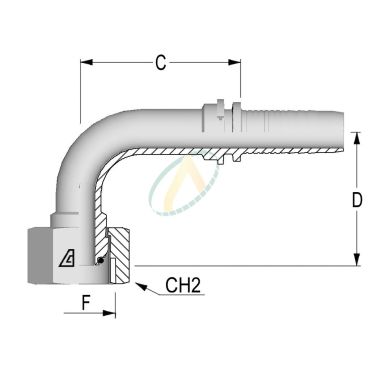 Embouts Coude 90° Femelle...