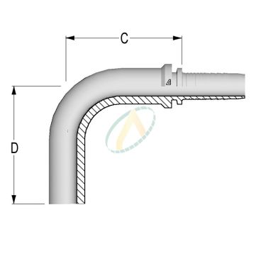Embouts Coude 90° Lisse...