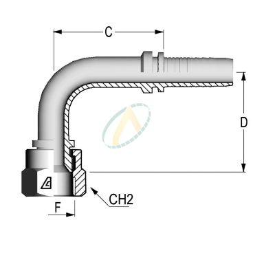 Embouts Coude 90° Femelle...