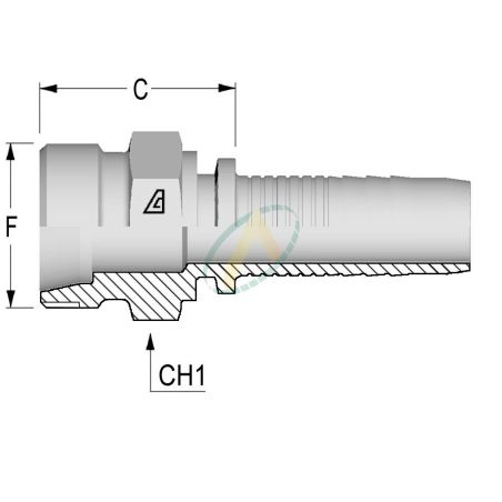 image Embouts Mâle Normes DIN 24°