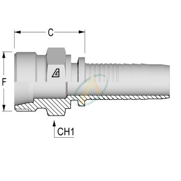 Embouts Mâle Normes DIN 3853 CEL - Série L