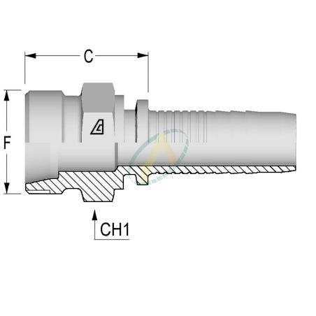 Embouts Mâle Normes DIN 3853 CEL - Série L