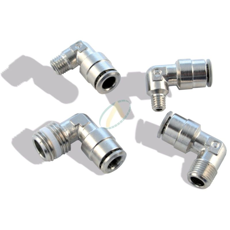 Coude mâle enfichable pour flexible POLY615 Coude mâle enfichable pour flexible POLY615