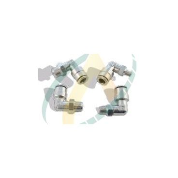 Coude tournant mâle enfichable pour flexible POLY615