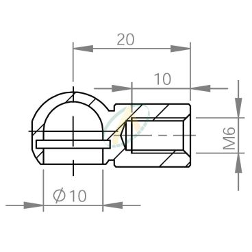 Cage acier à rotule...