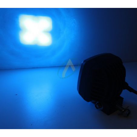 Projecteur LED bleu rectangulaire 9 watt