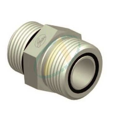 Adaptateur droit mâle 1"...