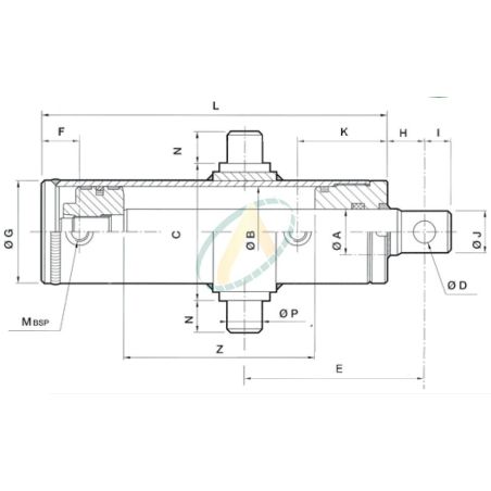 Vérin Hydraulique Fendeuse de Bûche