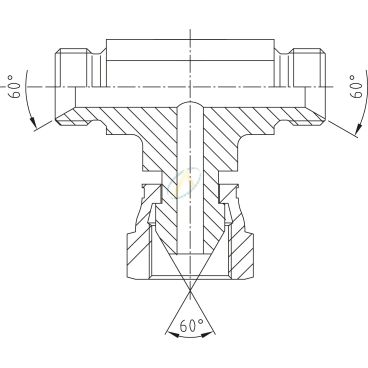 Union en té mâle 1" BSPP -...