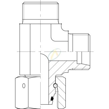 Union en té renversé mâle...