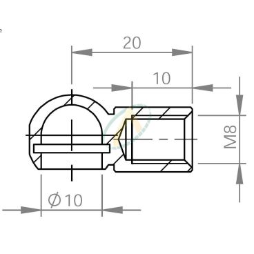 Cage acier à rotule...