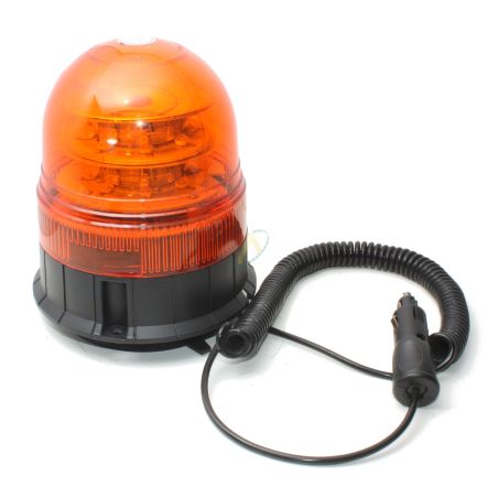 Gyrophare LED serie 400 flash 1 point Orange R65 – 12/24V