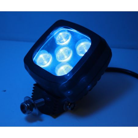 Projecteur LED bleu rectangulaire 9 watt