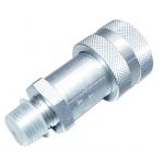 Coupleur femelle à clapet haute pression implantation mâle NTP