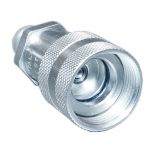 Coupleur femelle à clapet haute pression implantation mâle NTP