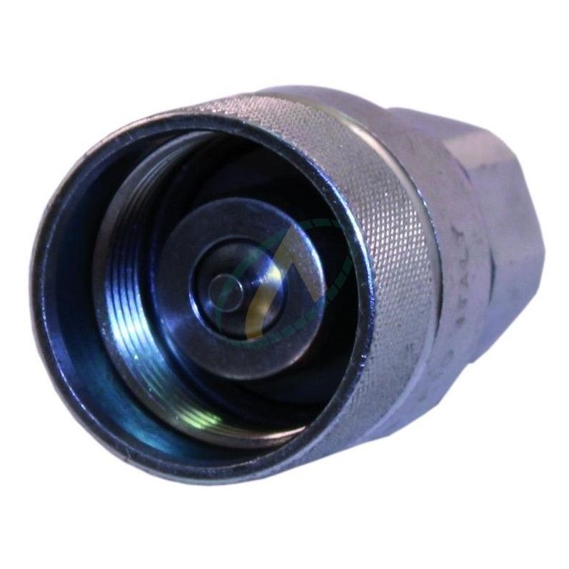 Coupleur à clapet à visser mâle implantation femelle norme