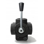 Robinet à boisseau cylindrique double 6 orifices 350 Bars