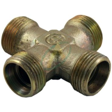 Union en croix mâle 12S DIN