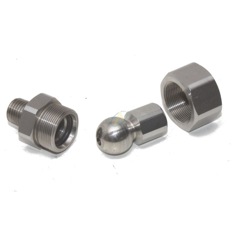 Porte-buse orientable sur 360 degré. Mâle 1/4 NPT  femelle 1/4 NPT