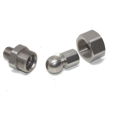 Porte-buse orientable sur 360 degré. Mâle 1/4 NPT  femelle 1/4 NPT