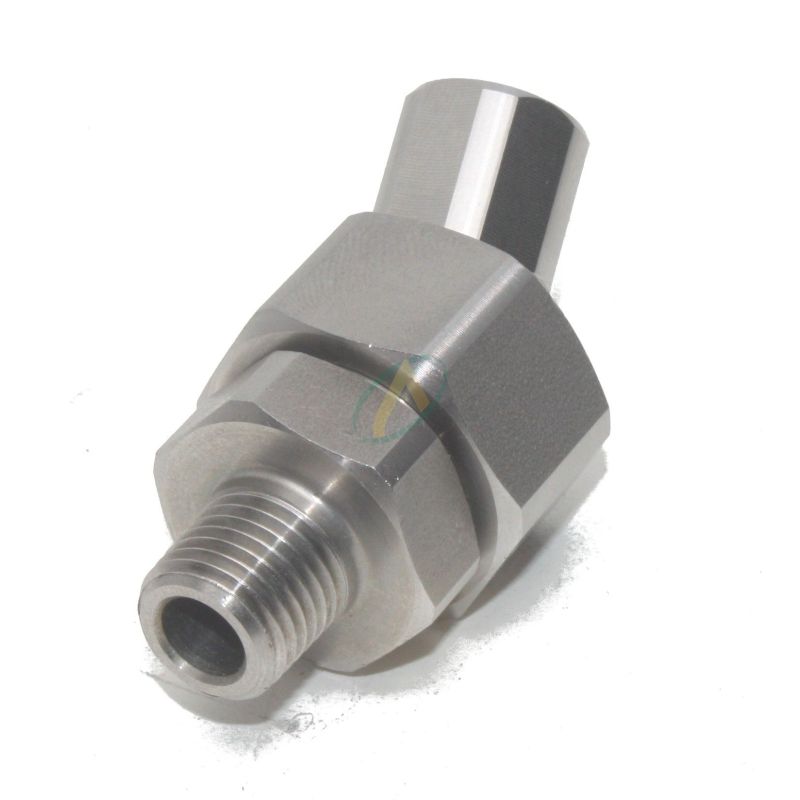 Porte-buse orientable sur 360 degré. Mâle 1/4 NPT  femelle 1/4 NPT