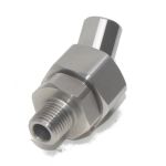 Porte-buse orientable sur 360 degré. Mâle 1/4 NPT  femelle 1/4 NPT