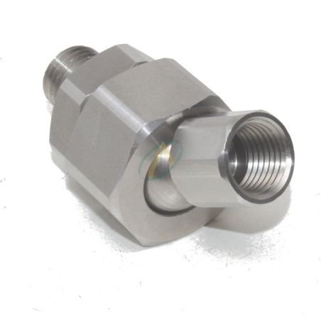 Porte-buse orientable sur 360 degré. Mâle 1/4 NPT  femelle 1/4 NPT