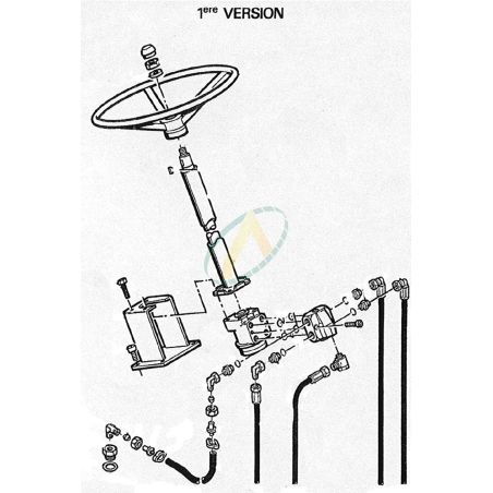 Direction hydrostatique pour JOHN DEERE 1120 1130 1140