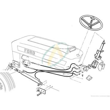 Direction hydrostatique pour FORD 5000 5600