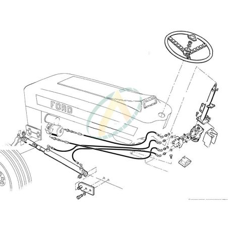 Direction hydrostatique pour FORD 5000 5600