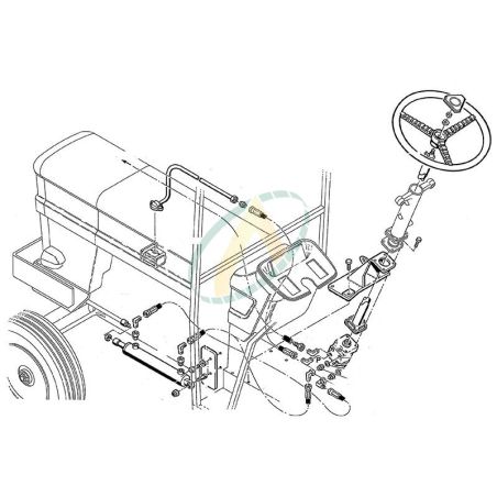 Direction hydrostatique pour FIAT SOMECA 800 850 900 1000 1000DT