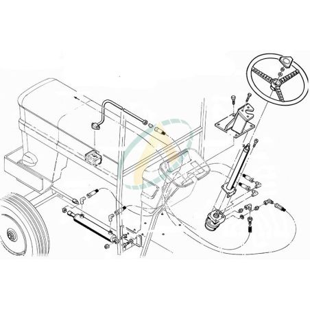 Direction hydrostatique pour FIAT SOMECA 650 750