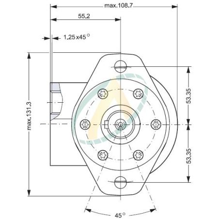 Moteur Hydraulique Type OMP OMR