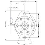 Moteur Hydraulique Type OMP OMR