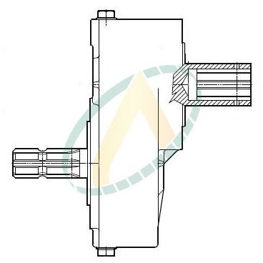 Boîtier inverseur rapport 1:1