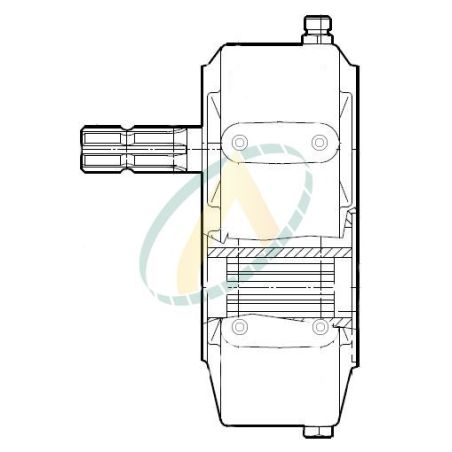 Boîtier réducteur rapport 1.9:1 mâle