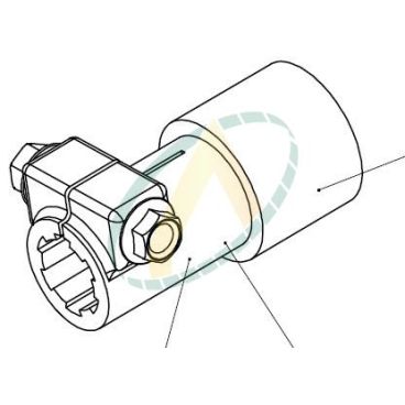 Manchon d'accouplement femelle pour arbre 32 mm