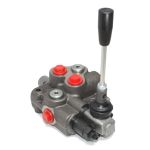 Distributeur monobloc 45 l/min centre ouvert uniquement 1 DE A&B vers T crantage levier tiré