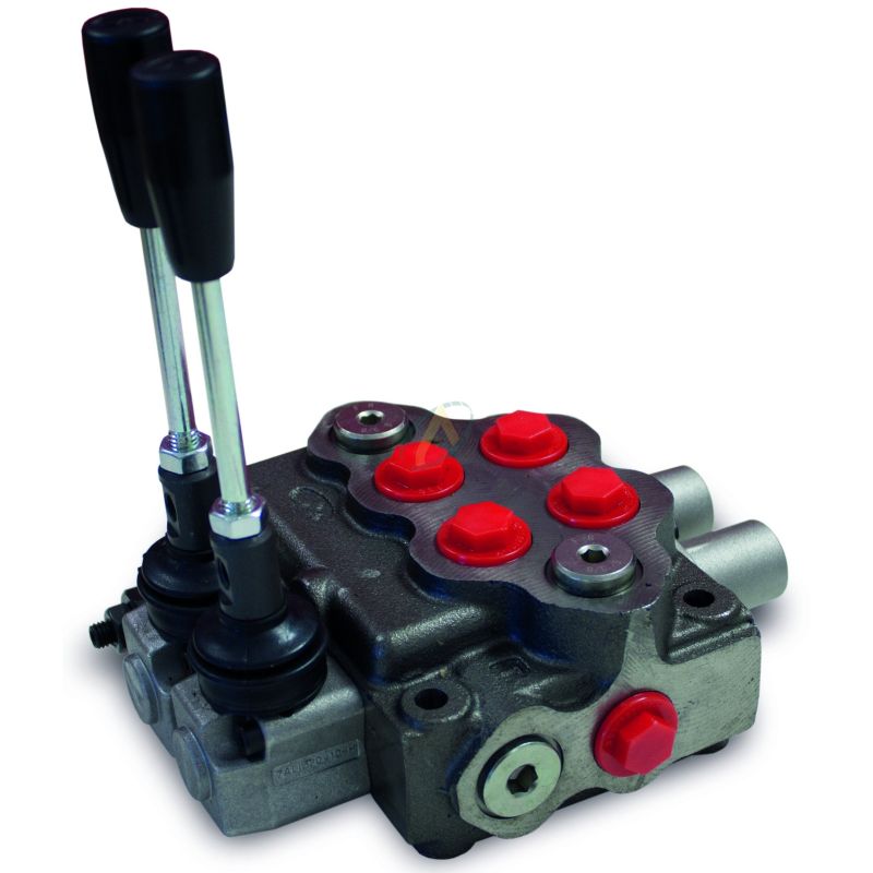 Distributeur manuel monobloc 45l/min 2 fonctions double effet Distributeur manuel monobloc 45l/min 2 fonctions double effet