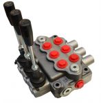 Distributeur manuel monobloc 45l/min 3 élèments : 2 double effet, 1 DE position flottante