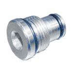 Bouchon centre fermé pour distributeur hydraulique manuel monobloc 45l/min