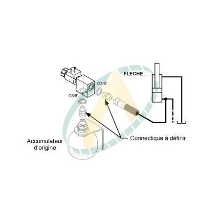 Kit suspension de bras pour distributeur à commandes basse pression