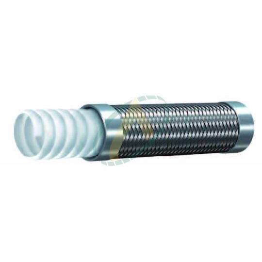 Flexible téflon convoluté 1 tresse 16 mm (5/8'')