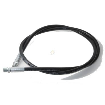 Flexible 700 bars diamètre 6 mm 1/4, 9,8 mètres, mâle 3/8 NPT