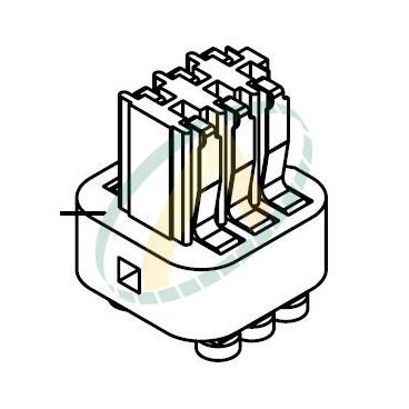 Connecteur électrique mâle pour Mach 2000