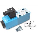 Distributeur Cetop 3 simple bobine A et B fermé à commande électrique