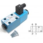 Distributeur Cetop 3 simple bobine A et B fermé à commande électrique