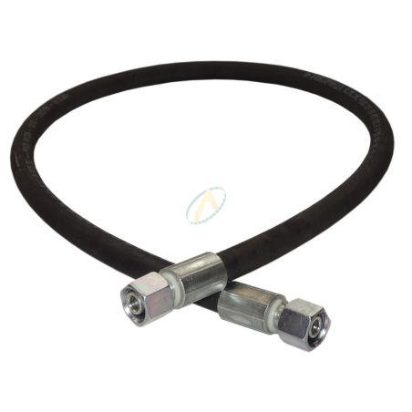 Flexible hydraulique écrou tournant 8L DIN droit 400 bars