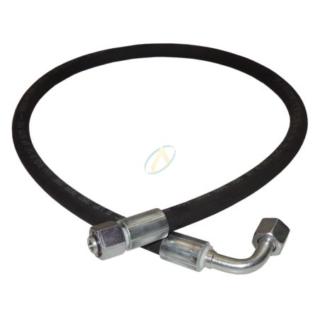 Flexible hydraulique écrou tournant 10L DIN droit et coudé 90° 350 bars