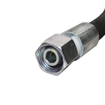 Flexible Hydraulique 1/4'' - Débit 10L/min - Raccord JIC Sertissage - Longueur Au Choix - Pression Max 400 Bars